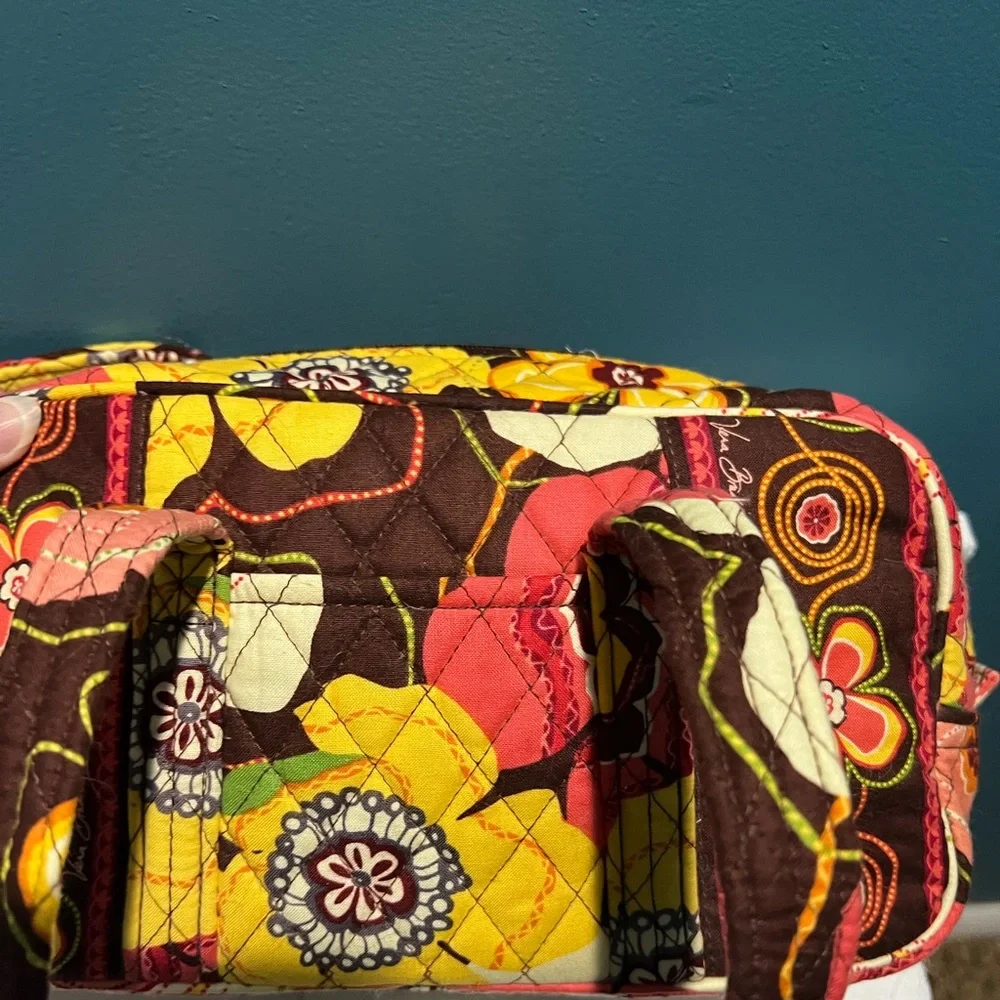 Vera Bradley quilted mini duffel Buttercup (likely) - Picture 3 of 6
